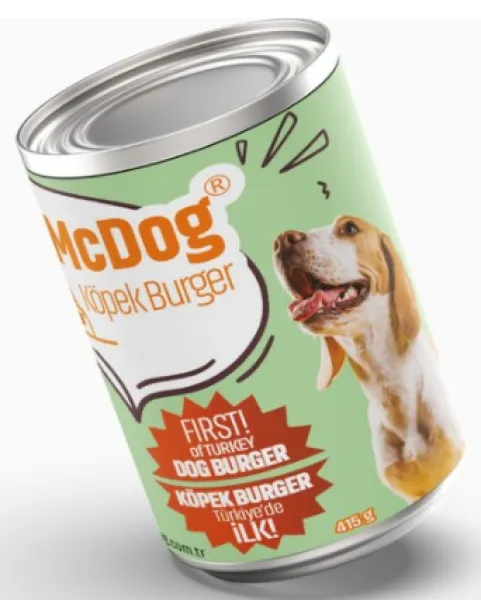 Mcdog Yetişkin Burger Kırmızı Etli 415 gr Köpek Maması