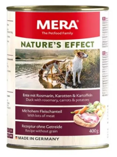 Mera Nature's Effect Ördekli 400 gr Köpek Maması