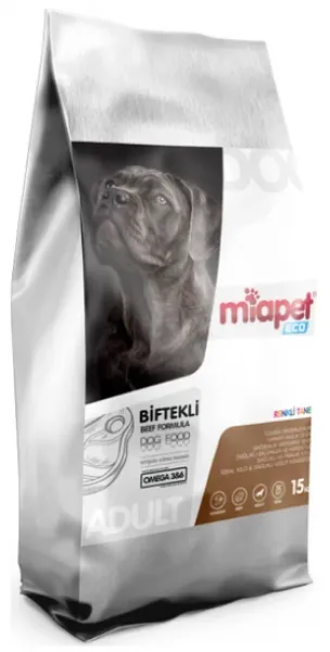Miapet Eco Biftekli Renkli Taneli Yetişkin 15 kg Köpek Maması