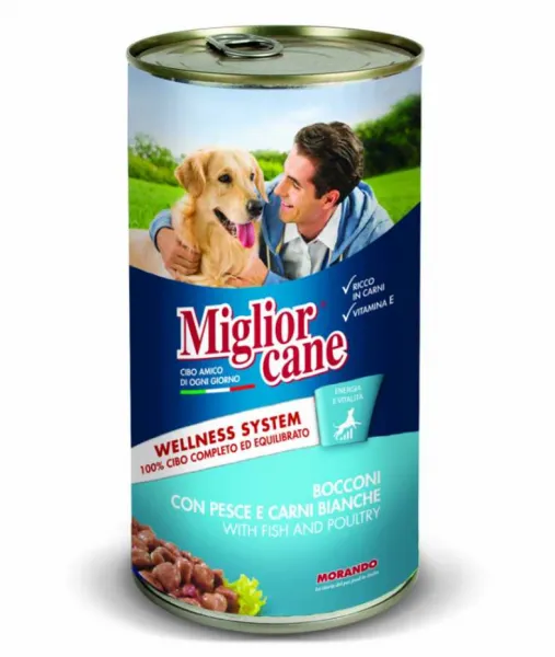 Miglior Cane Balık ve Kümes Hayvanlı 1.25 kg Köpek Maması