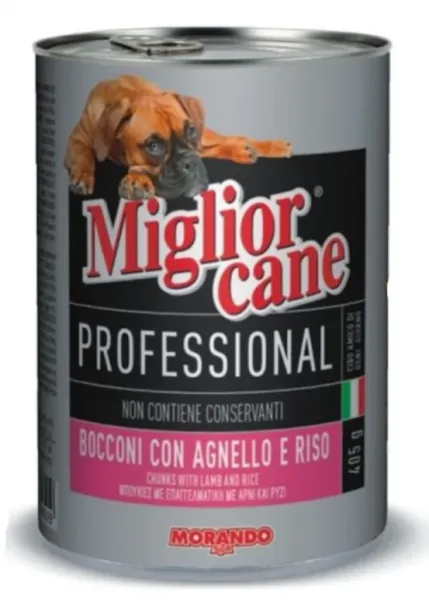 Miglior Cane Kuzu Pirinç 405 gr Köpek Maması