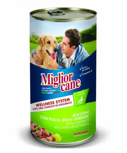 Miglior Cane Tavuklu ve Sebzeli 1.25 kg Köpek Maması