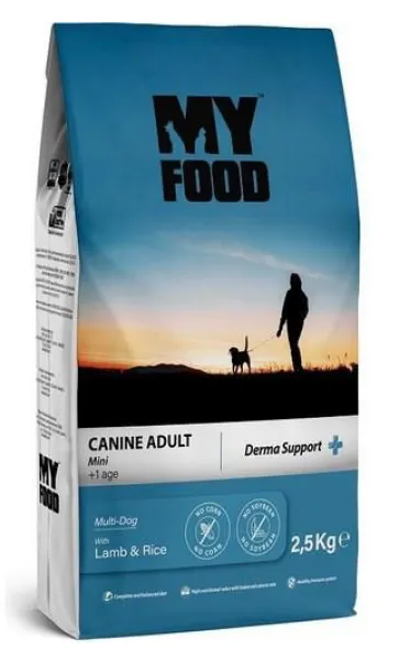 My Food Kuzu Etli Pirinçli Yetişkin Küçük Irk 2.5 kg Köpek Maması