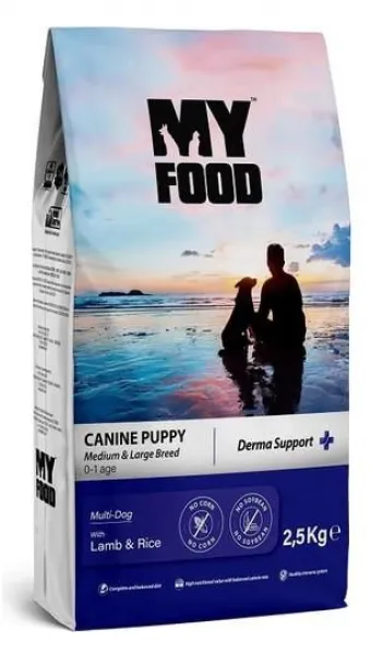 My Food Kuzulu Orta ve Büyük Irk Yavru 2.5 kg Köpek Maması