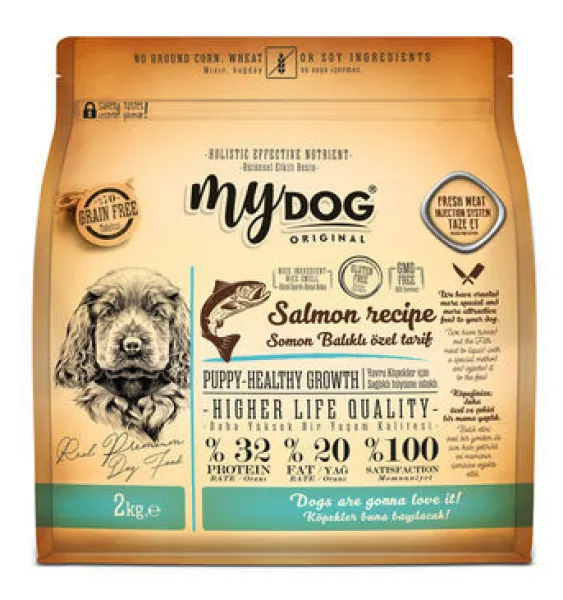 Mydog 70 Tahılsız Somonlu Yavru 2 kg Köpek Maması