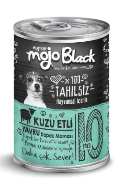 Mydog Mojo Black Kuzu Etli Yavru 415 gr Köpek Maması