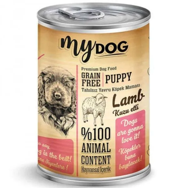 Mydog Puppy Kuzu Etli Tahılsız 415 gr Köpek Maması