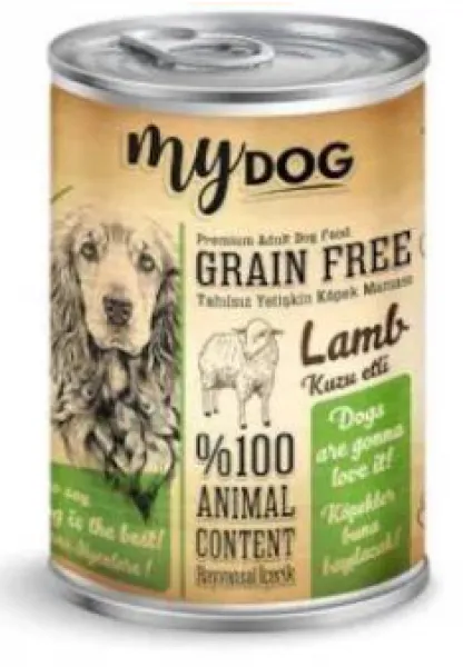 Mydog Tahılsız Kuzu Etli 415 gr Köpek Maması