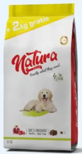 Natura Düşük Tahıllı Kuzu Etli Orta ve Büyük Irk Yavru 12 kg Köpek Maması