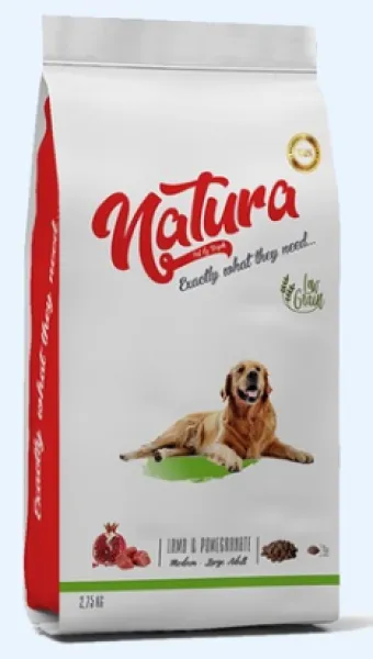 Natura Kuzu Etli Büyük Irk Yetişkin 2.75 kg Köpek Maması