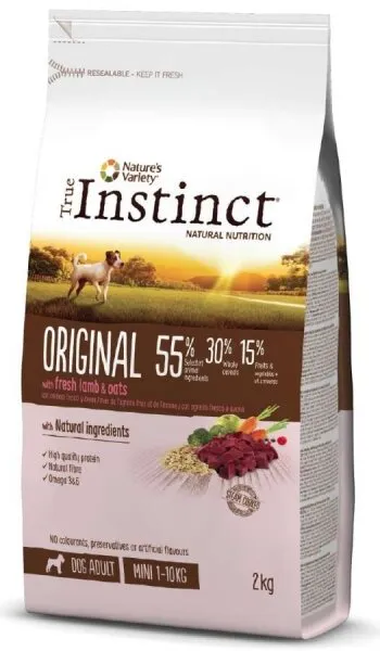 Nature's Variety Original Mini Adult Kuzulu Küçük Irk Yetişkin 2 kg Köpek Maması