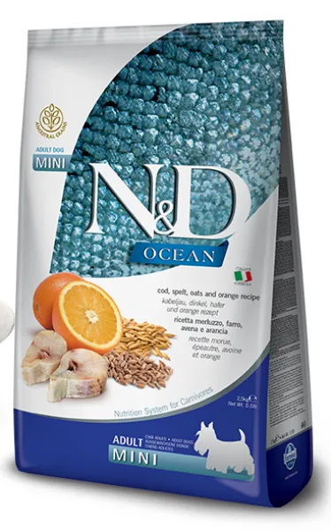 N&D Ocean Adult Mini Morina Balıklı Küçük Irk 7 kg Köpek Maması