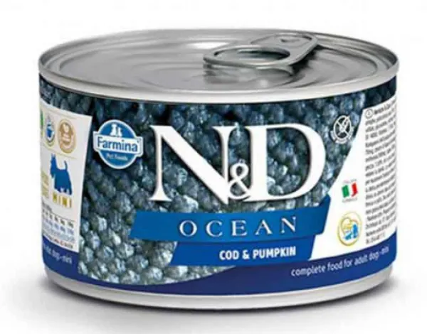 N&D Ocean Morina Balığı ve Balkabağı Yetişkin 140 gr Köpek Maması
