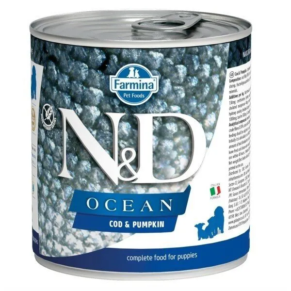 N&D Ocean Morina Balıklı Balkabaklı Yetişkin 285 gr Köpek Maması