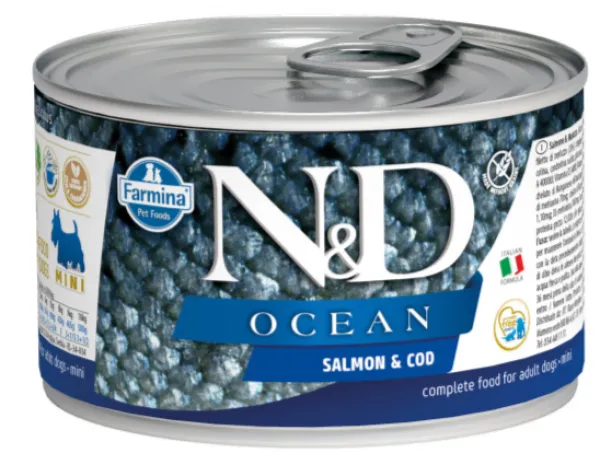 N&D Ocean Somon Morina Balığı Yetişkin 140 gr Köpek Maması