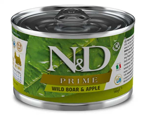 N&D Prime Yaban Domuz Elmalı Yetişkin 140 gr Köpek Maması