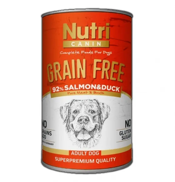 Nutri Canin Adult Somonlu ve Ördekli 400 gr Köpek Maması