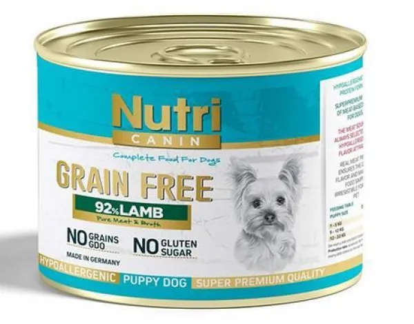 Nutri Canin Kuzu Etli Tahılsız Yavru 200 gr Köpek Maması