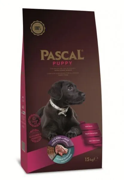 Pascal Kuzu Etli Pirinçli Yavru 15 kg Köpek Maması