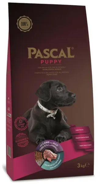 Pascal Kuzu Etli Yavru 3 kg Köpek Maması