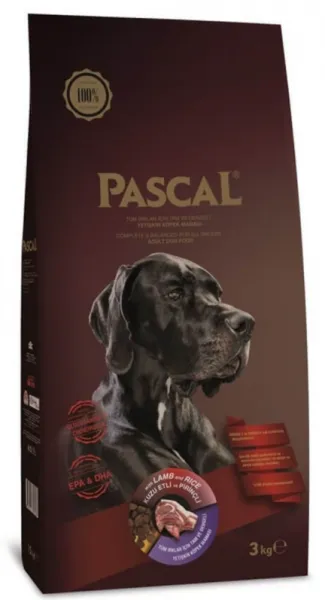 Pascal Kuzu Etli Yetişkin 3 kg Köpek Maması