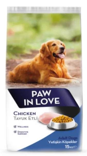 Paw In Love Kuzu Tavuk Etli 15 kg Köpek Maması