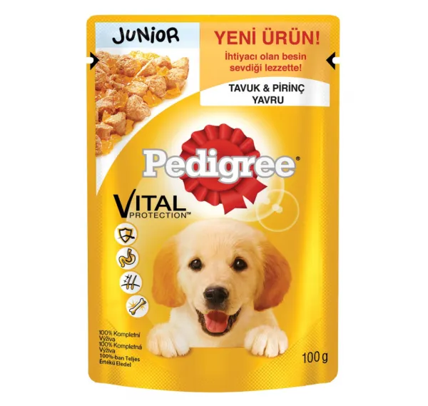 Pedigree Puppy Tavuklu 100 gr Köpek Maması