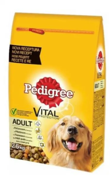 Pedigree Tavuklu ve Sebzeli Yetişkin 2.6 kg Köpek Maması