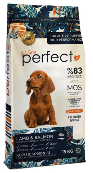 Perfect Kuzulu Ve Somonlu Yavru 15 kg Köpek Maması