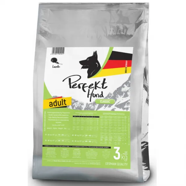 Perfekt Hund Adult Lamb 3 kg Köpek Maması