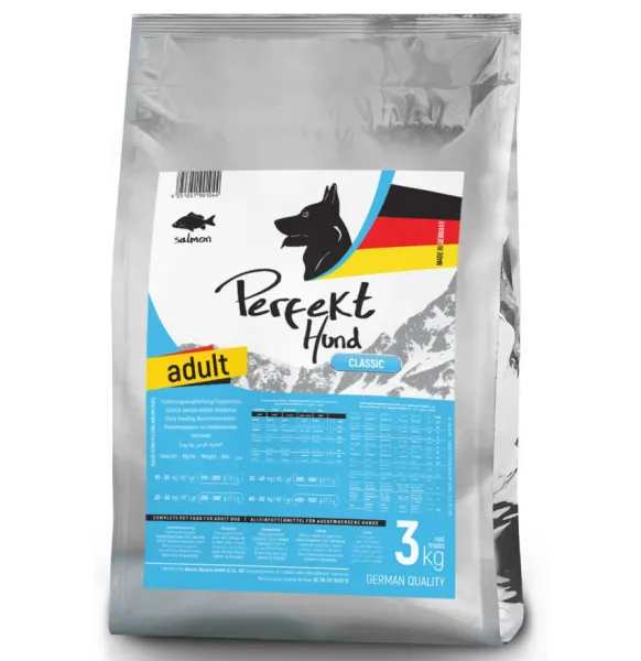 Perfekt Hund Adult Salmon 3 kg Köpek Maması