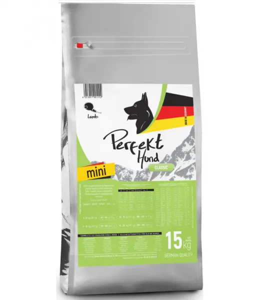 Perfekt Hund Mini Lamb 15 kg Köpek Maması