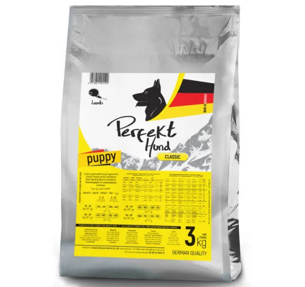 Perfekt Hund Puppy Lamb 3 kg Köpek Maması