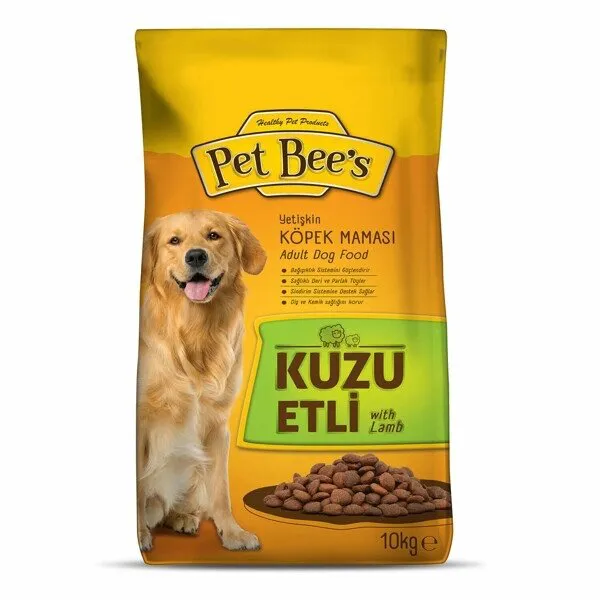 Pet Bee's Kuzu Etli Yetişkin 10 kg Köpek Maması