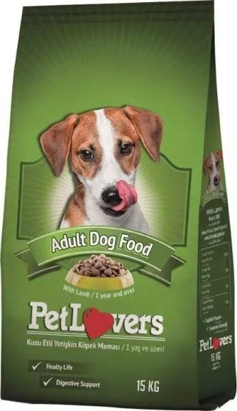 Pet Lovers Kuzulu Yetişkin 15 kg Köpek Maması