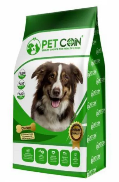 Petcoin Tavuk Etli Yetişkin 15 kg Köpek Maması