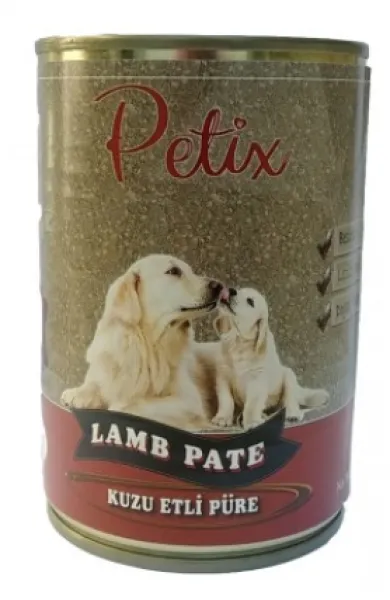 Petix Kuzulu Tahılsız Püre 400 gr Köpek Maması