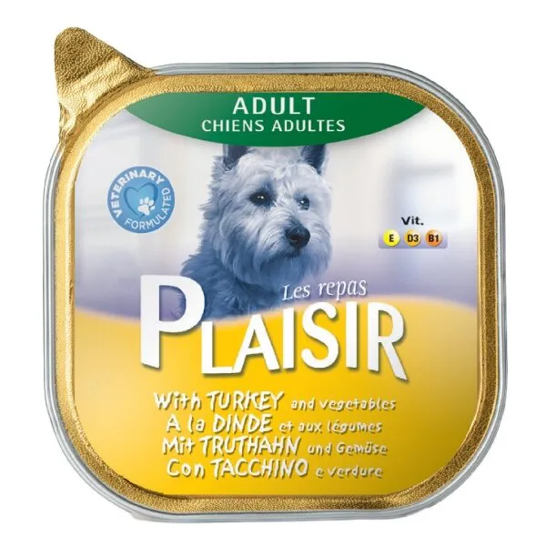 Plaisir Pate Hindi Etli 150 gr Köpek Maması