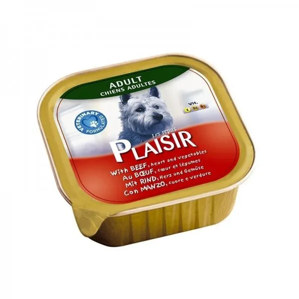 Plaisir Sığır Etli Ve Sebzeli 150 gr Köpek Maması