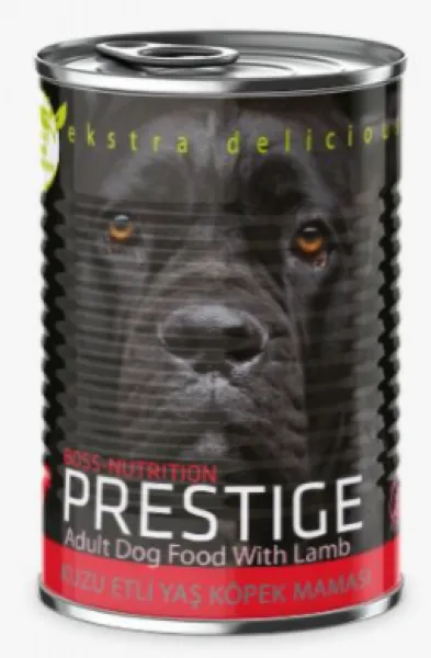 Prestige Kuzu Etli Yetişkin 415 gr Köpek Maması