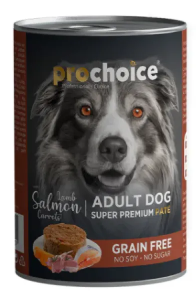 Pro Choice Kuzu Somon Etli Havuçlu Tahılsız  400 gr Köpek Maması