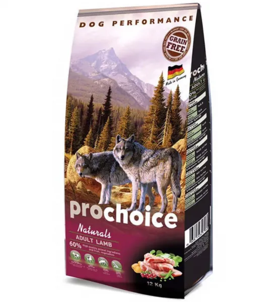 Pro Choice Naturals Adult Kuzu Etli 12 kg Köpek Maması