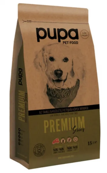 Pupa Premium Kuzu Etli Yetişkin 15 kg Köpek Maması