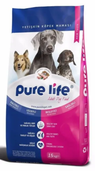 Pure Life Kuzu Etli ve Pirinçli 15 kg Köpek Maması