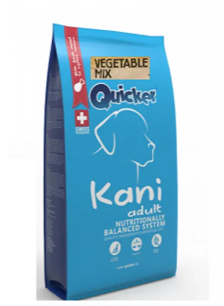 Quicker Kani Adult Vegetable Mıx Sebzeli Yetişkin 15 kg Köpek Maması