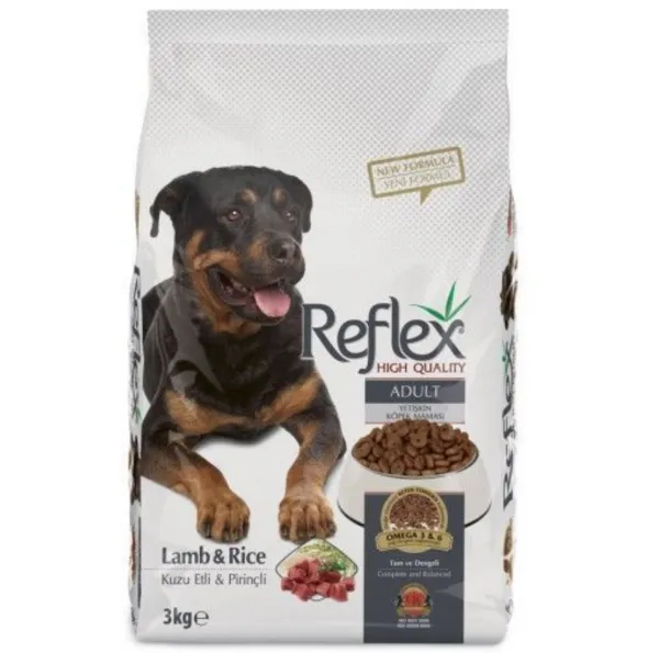 Reflex Adult Kuzu Etli & Pirinçli 3 kg Köpek Maması