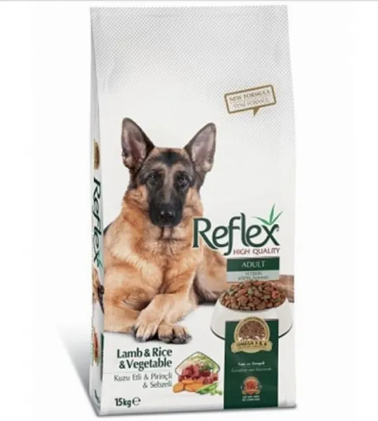 Reflex Adult Kuzu Etli & Pirinçli & Sebzeli 15 kg Köpek Maması