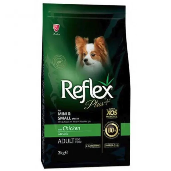 Reflex Plus Adult Mini & Small Tavuklu 3 kg Köpek Maması