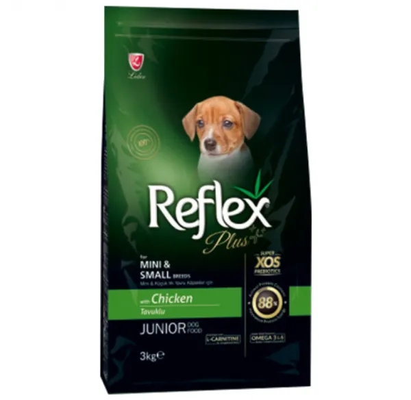 Reflex Plus Puppy Mini & Small Tavuklu 3 kg Köpek Maması