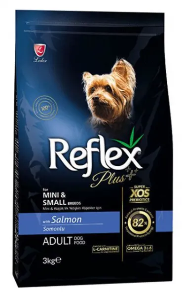 Reflex Plus Somonlu Mini ve Küçük Irk Yetişkin 8 kg Köpek Maması